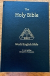 World English Bible U. S. A. Spelling recycled leather color illustrated